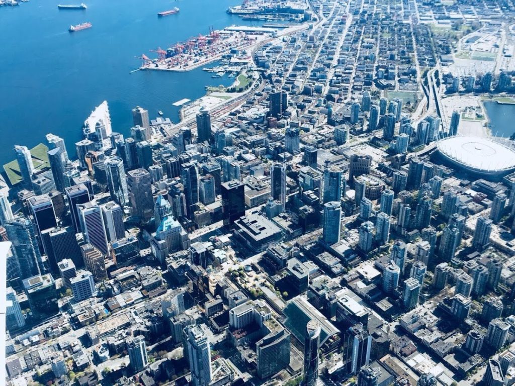 Introductory Flight over Downtown Vancouver